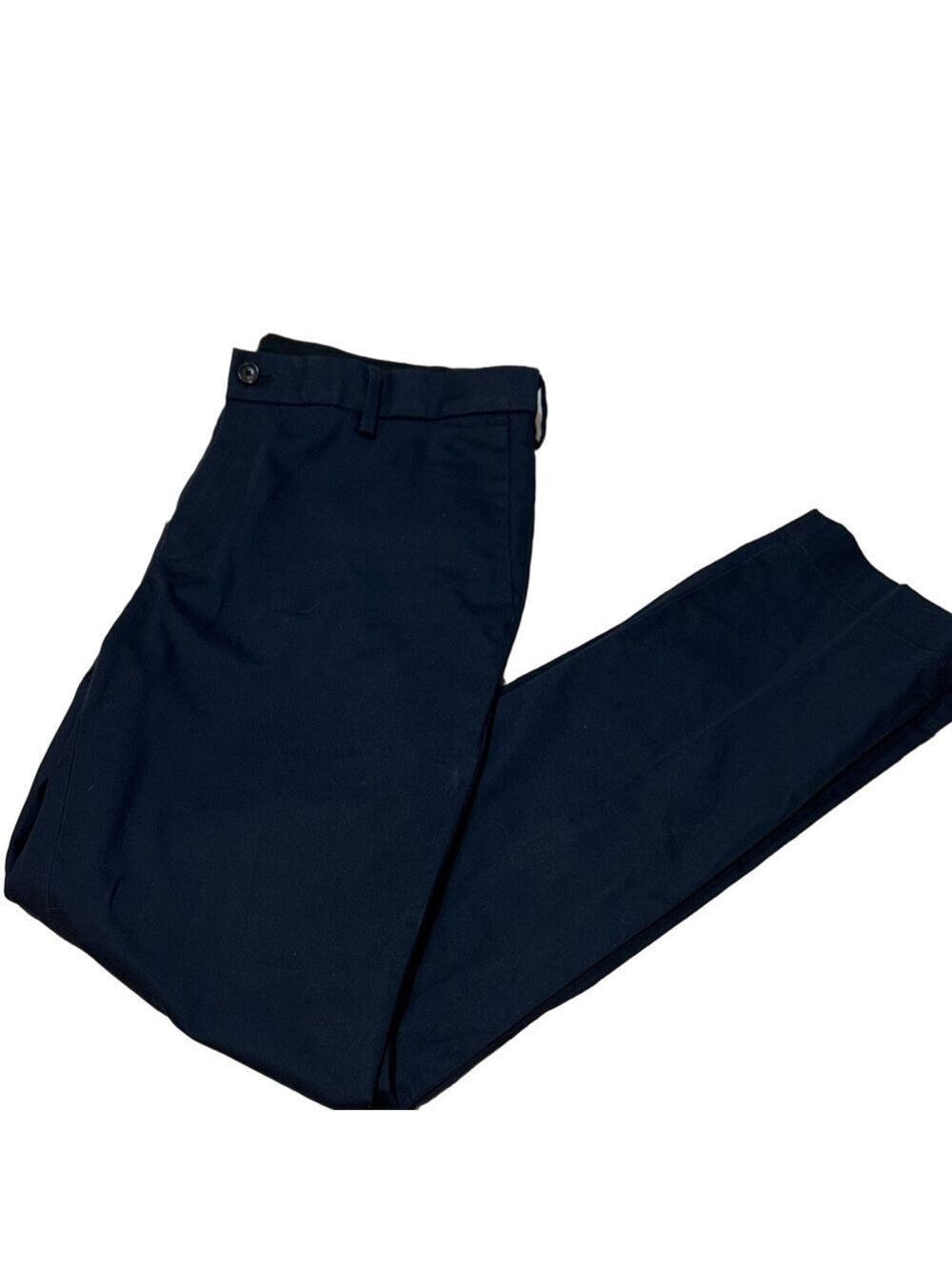 Brooks Brothers Chino Pants Dark Blue Size 34 32 Stretch